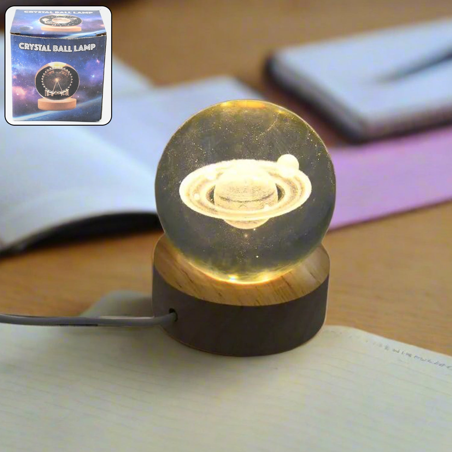 GlobeGlow Crystal Lamp GlobeGlow Crystal Lamp